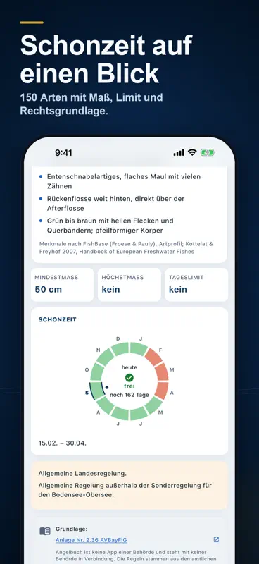Angelbuch: Schonzeiten & Maße screenshot 2 of 10