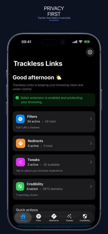 Trackless Links Pro: URL+ Screenshot 1 of 9