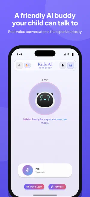 Kido AI: Kids Buddy & Tutor screenshot 1