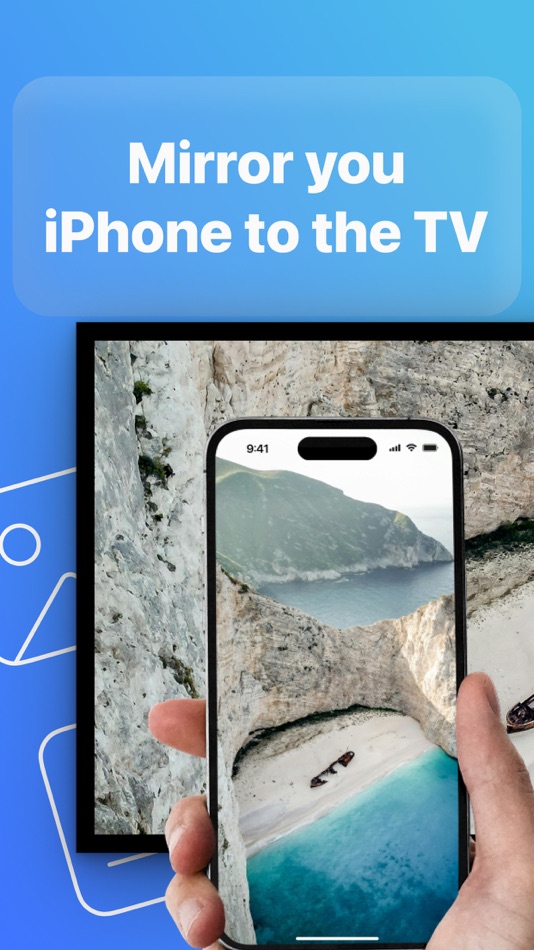 #1. Cast to TV - Screen Mirror app (iOS) By: ghil hil
