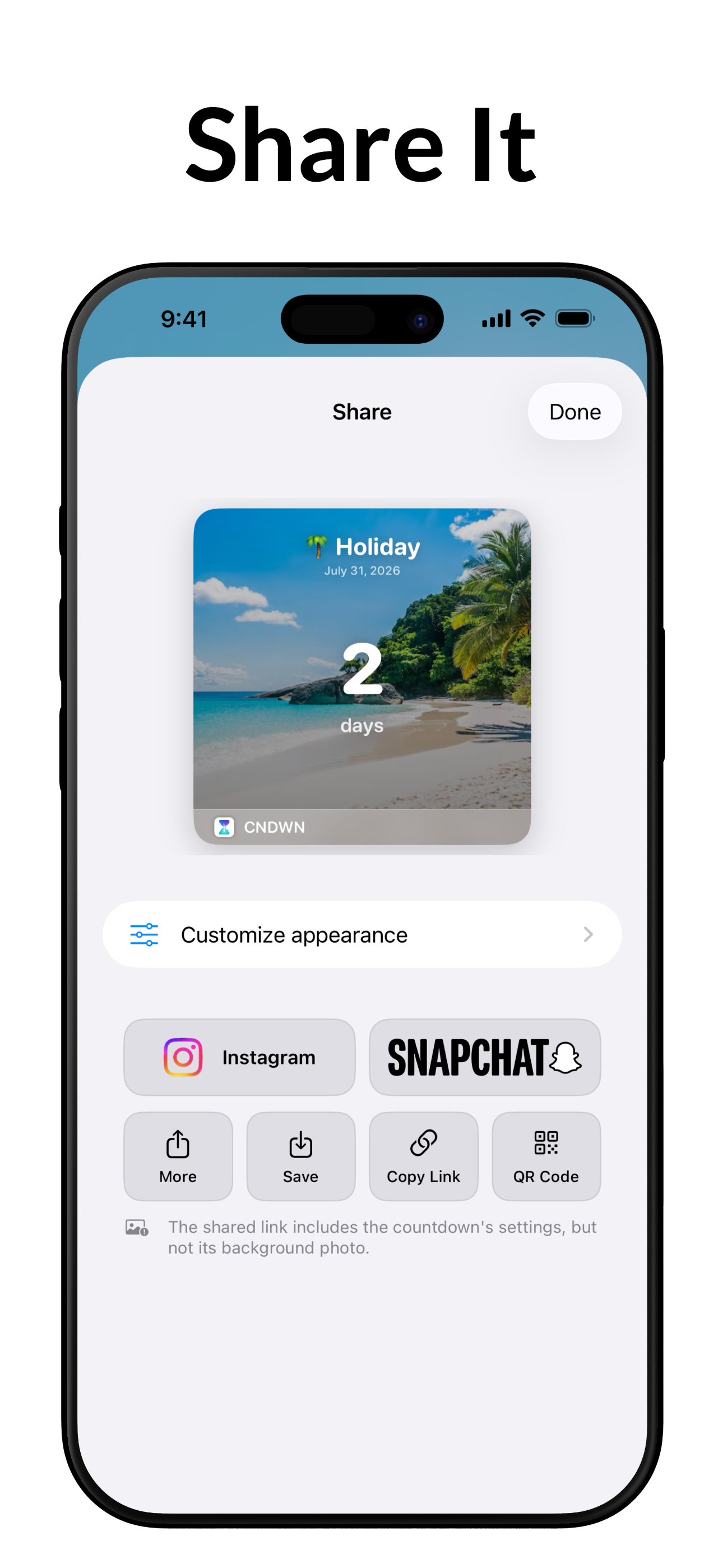 CNDWN – Countdown Timer Widget screenshot 4