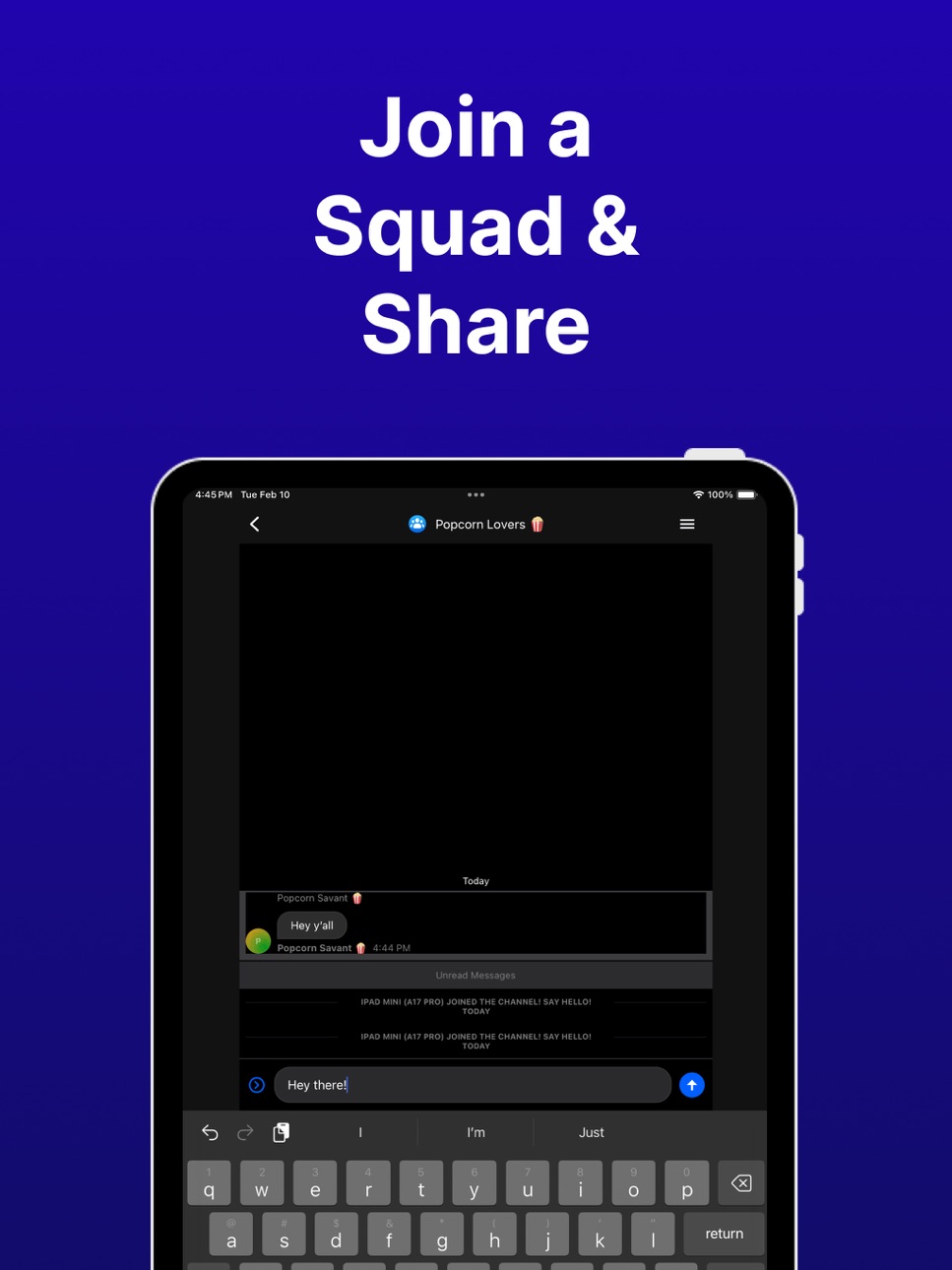 iPad screenshot