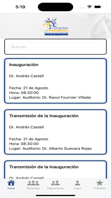 congreso CIDI Screenshot