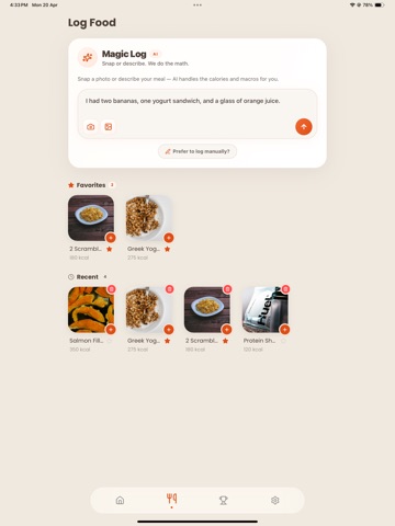 Proteine - AI Protein Tracker iPad screenshot