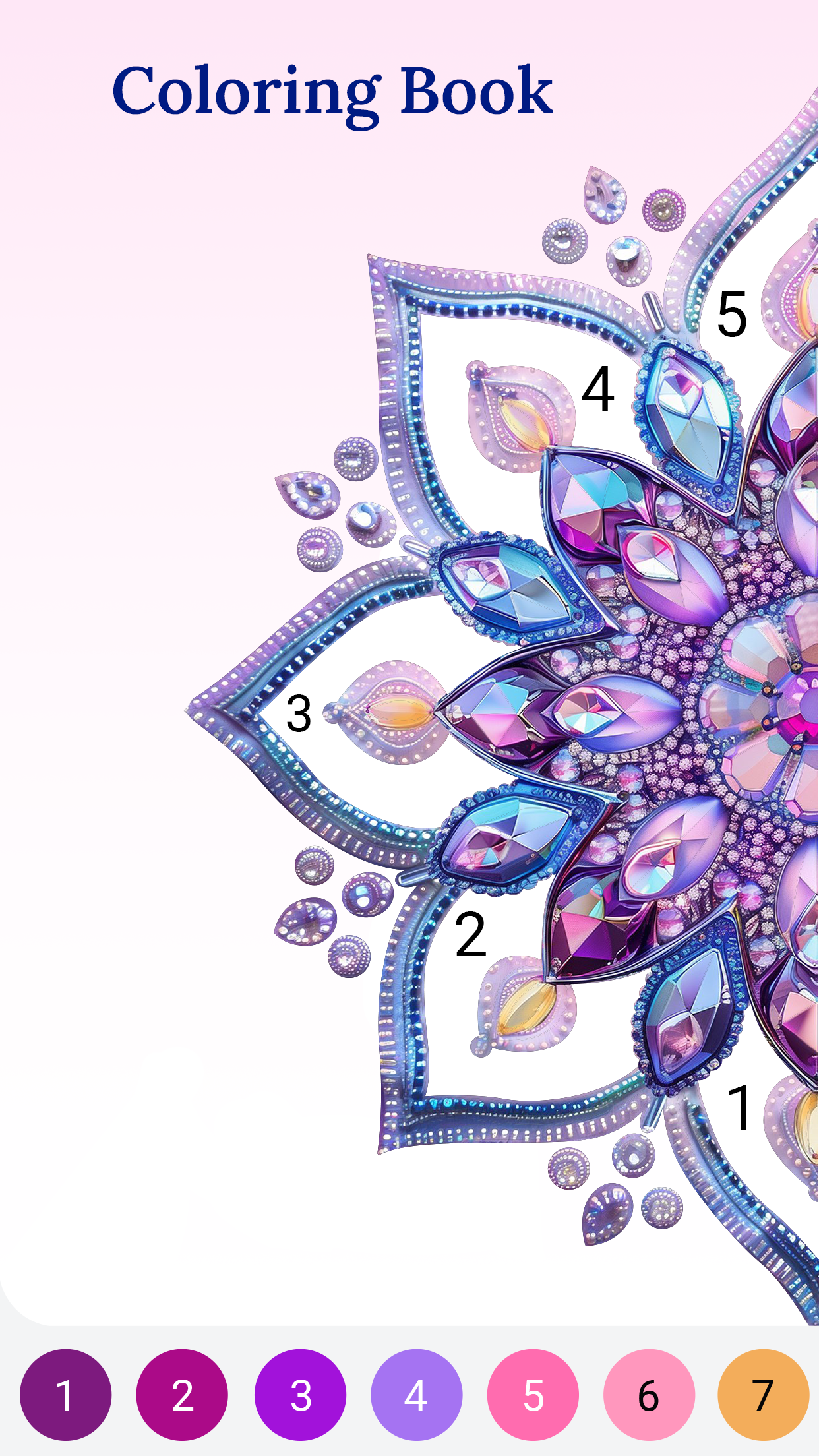 Happy Color by Numbers Game screenshot 2