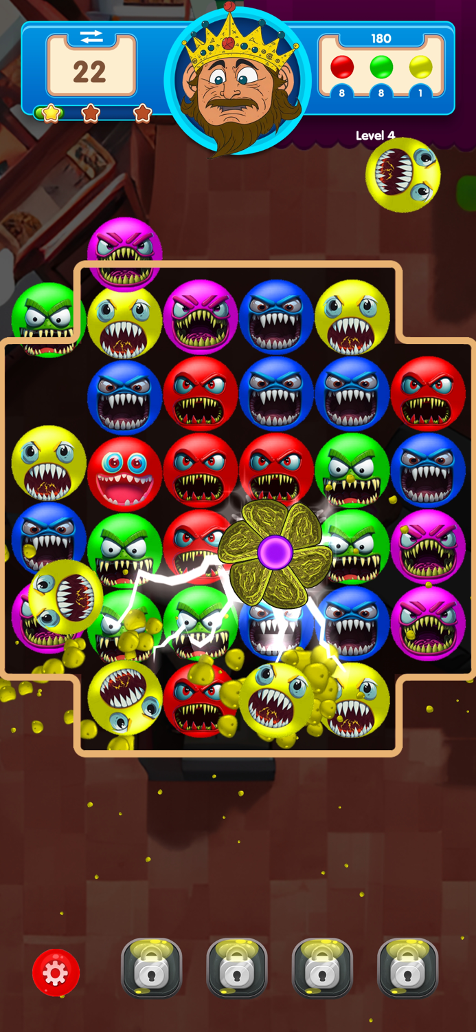 POP Germs Match 3 Puzzle