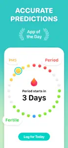 Cycles: Period & Cycle Tracker screenshot #1 for iPhone