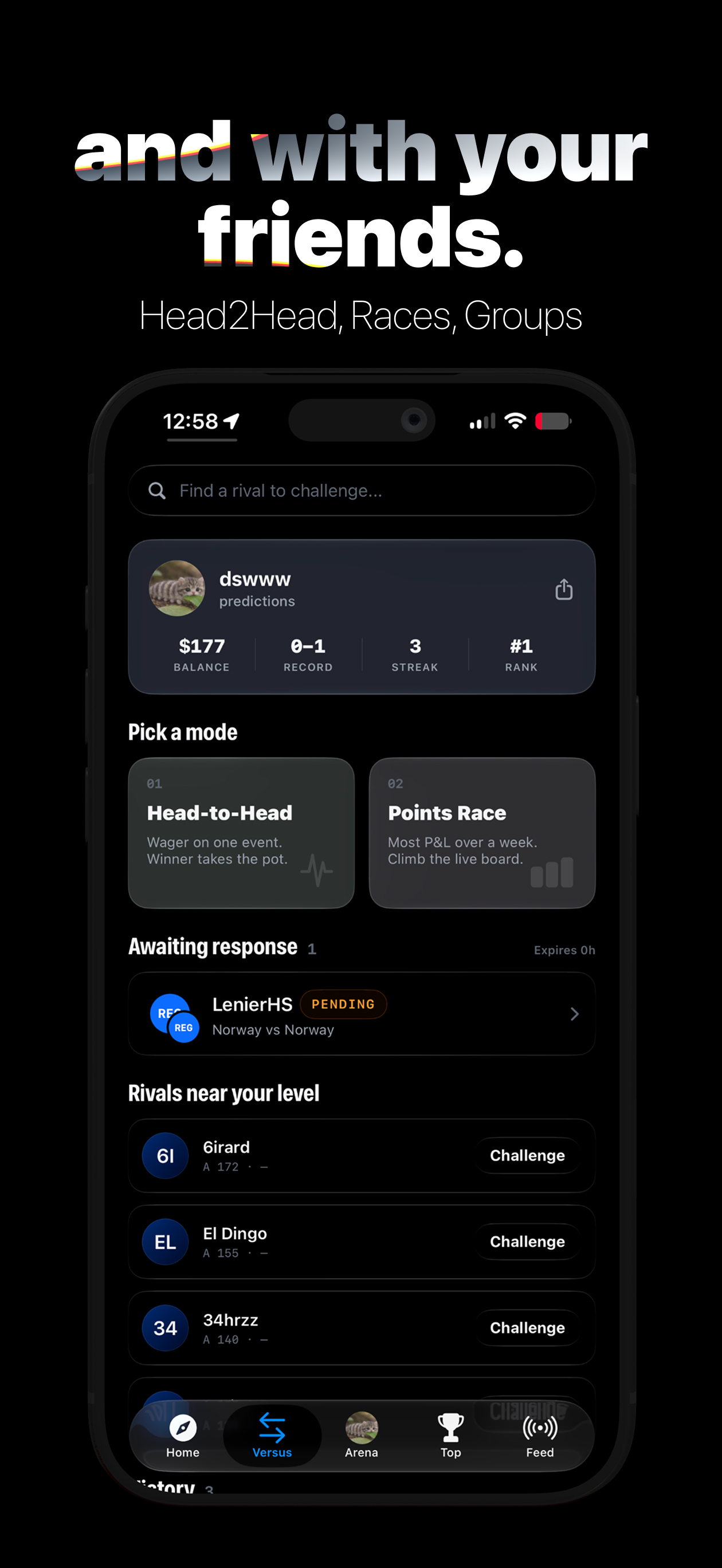Arena: Paper Trade Sports screenshot 7
