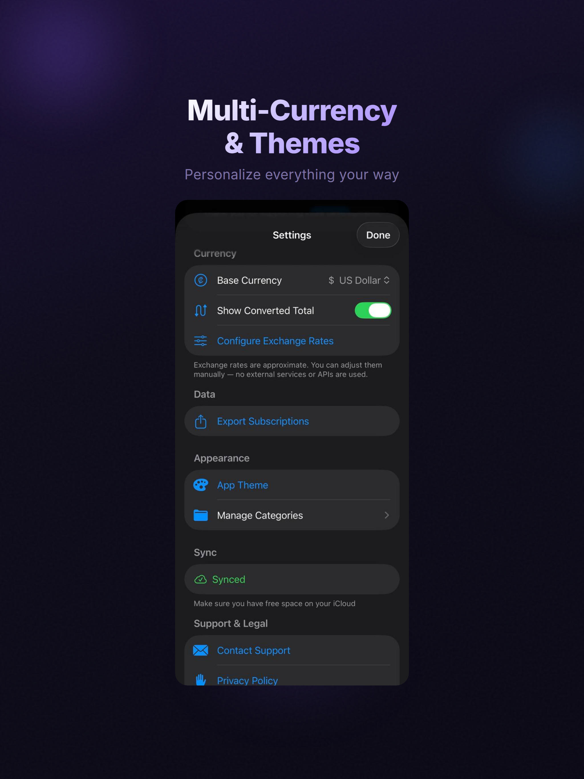 MySubs: Subscription Tracker