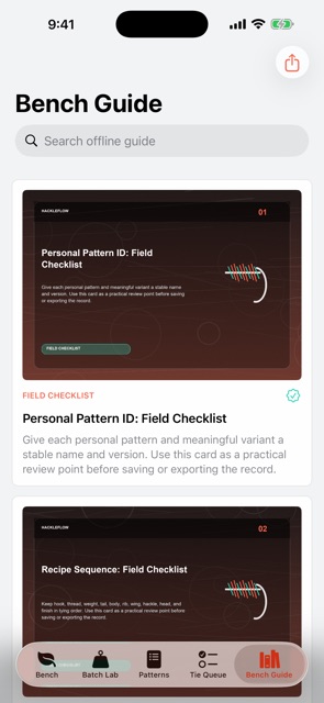 Hackleflow: Fly Tying Bench screenshot 5