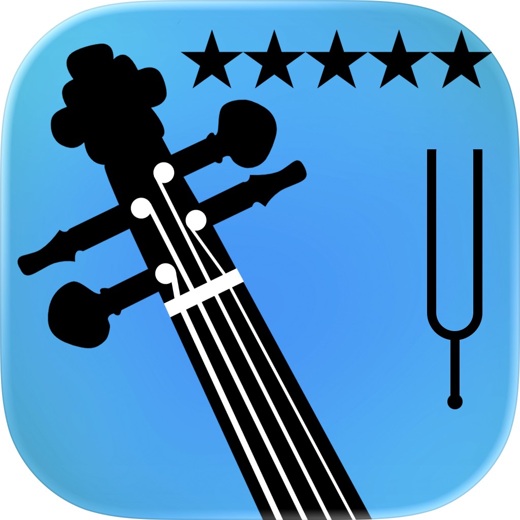 Apple App Store cover for Viola Tuner Basic