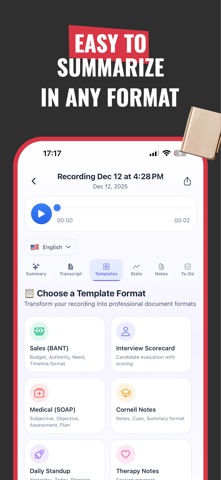 Smart AI Voice Recorder & Note screenshot