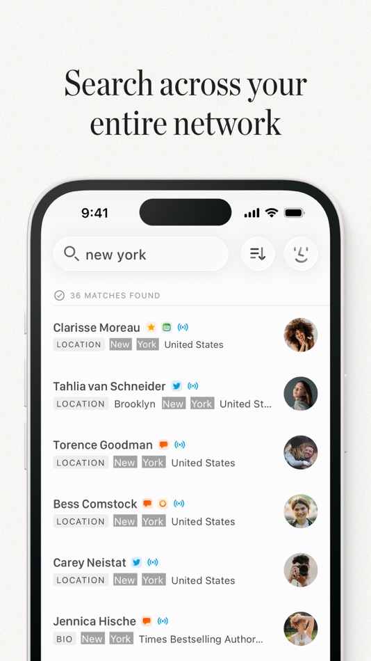 #4. Mesh: Contacts + CRM (iOS) 게시자: Clay Engineering