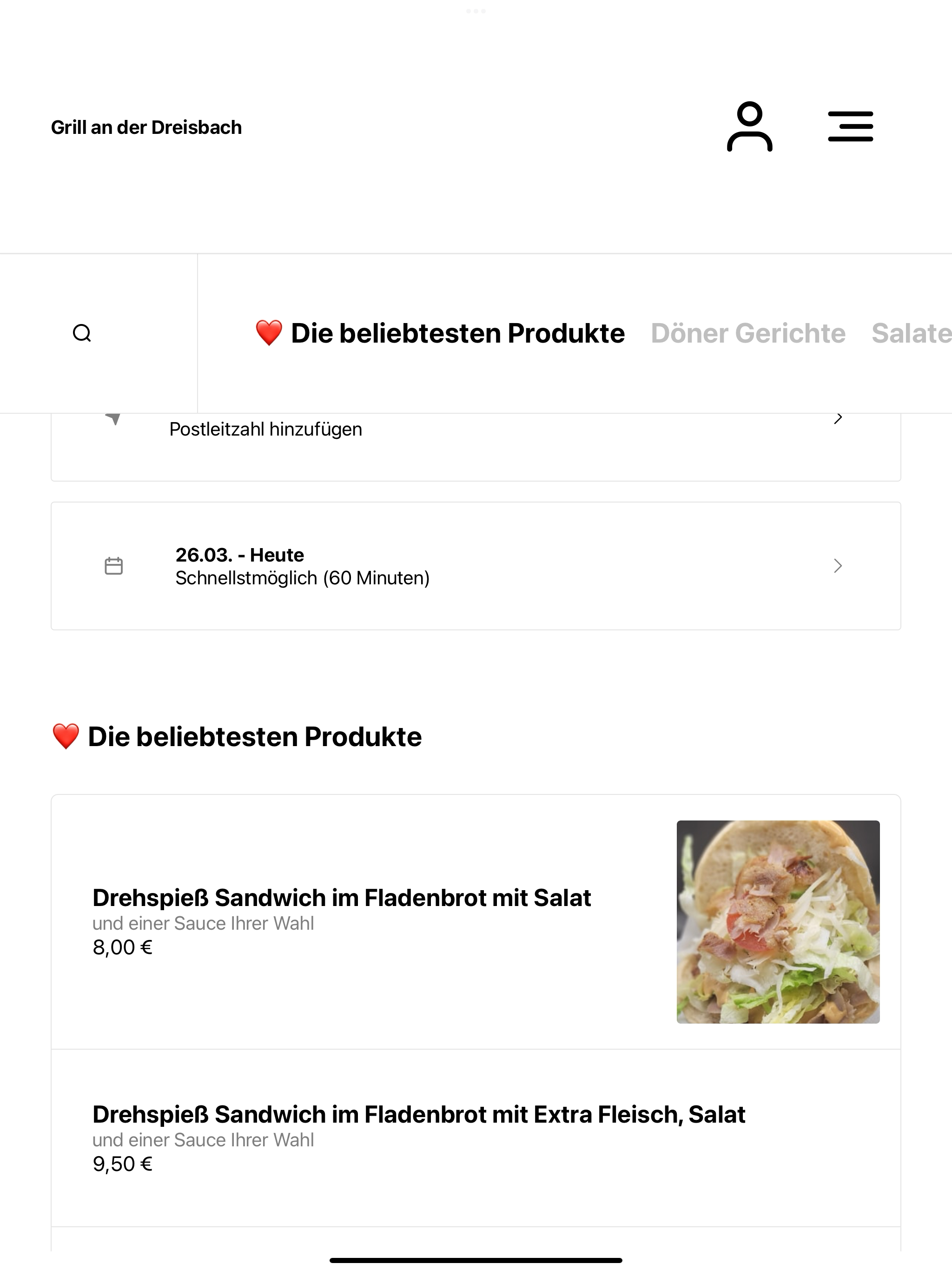 Grill an der Dreisbach