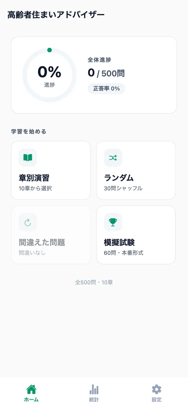 Screenshot #1 pour 高齢者住まいアドバイザー対策