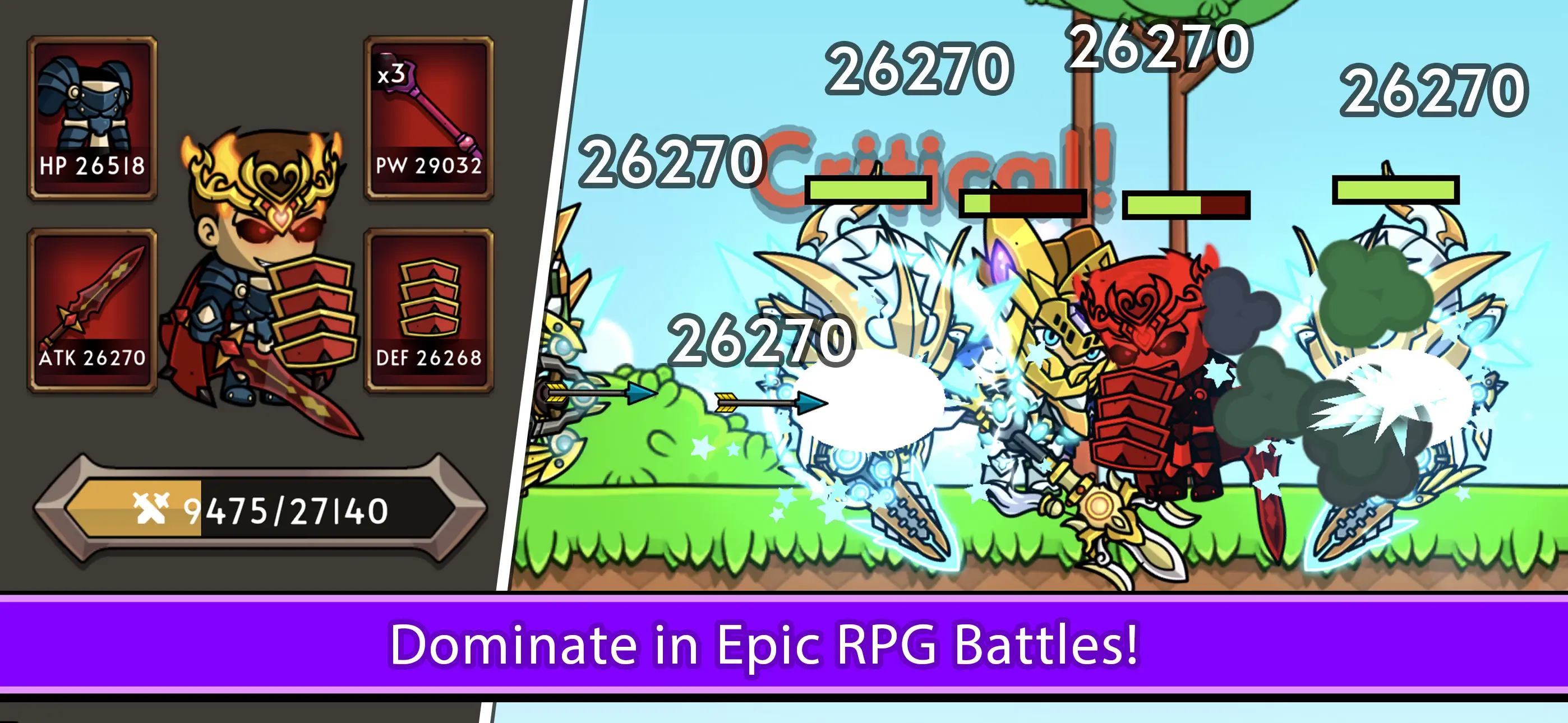 #7. Knight Hero 2 Revenge idle RPG (iOS) By: Oleksandr Mykhailov