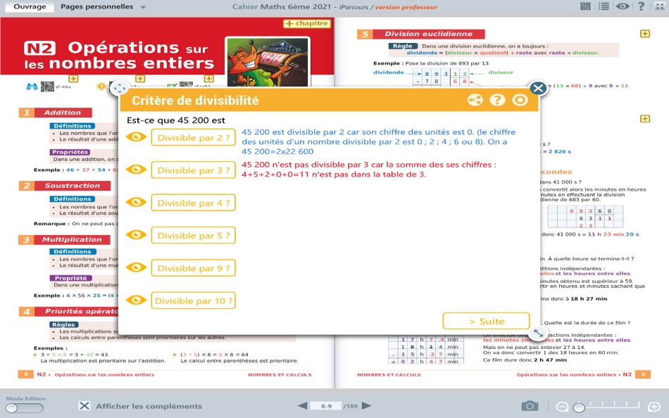 #8. Cahier Maths 6e - Enseignant (macOS) 由: Génération 5