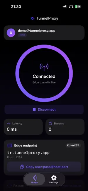 TunnelProxy screenshot 2