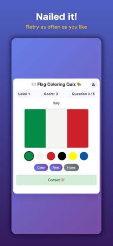 Paint the Flags: World Quiz Screenshot 3 of 4