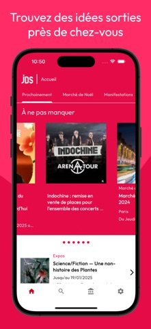 JDS - Idées sorties en France screenshot