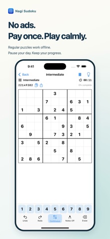 Nagi Sudoku 截圖 2
