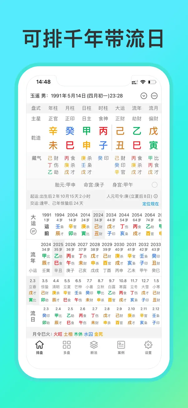 八字排盘-从真版:四柱排盘八字排盘工具+易经推命+面相辅助 (iOS) — Hintahistoria ja samankaltaiset ...