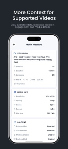 Profile Origin: Metadata Screenshot 5 of 8