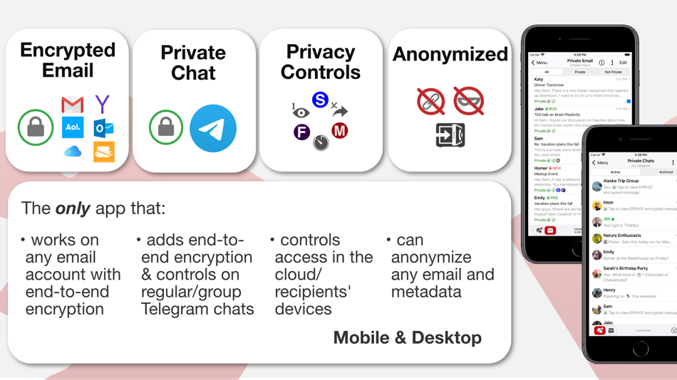 #1. Fused Encrypted Email and Chat (iOS) 由: BlueRiSC Inc.