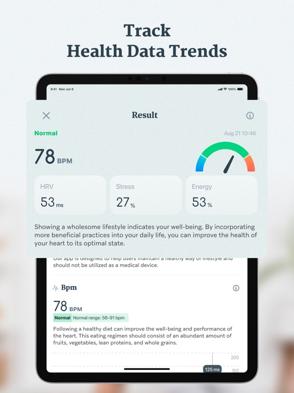 BalanceMe-Health AI&Self Care iPad screenshot 6 - Lifestyle app