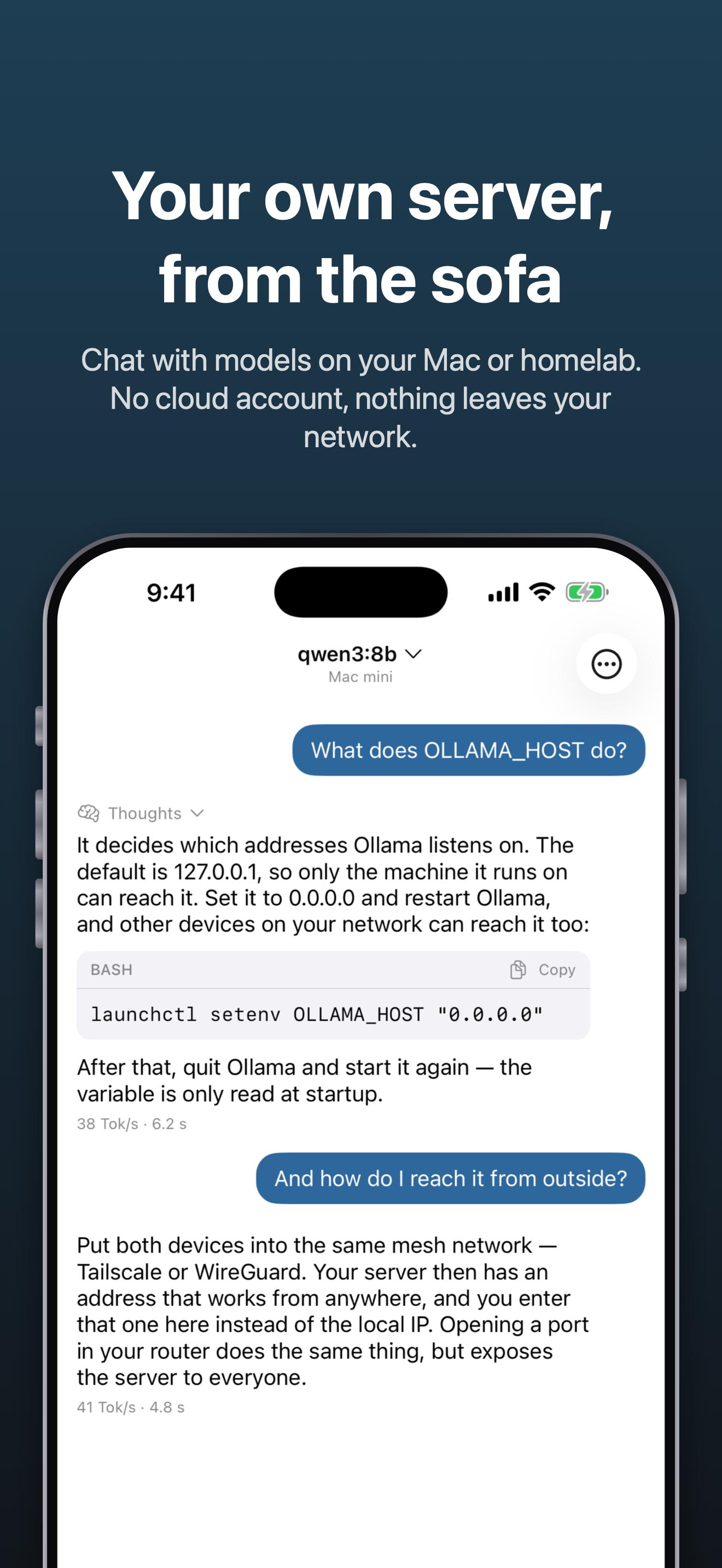 Chat for Ollama