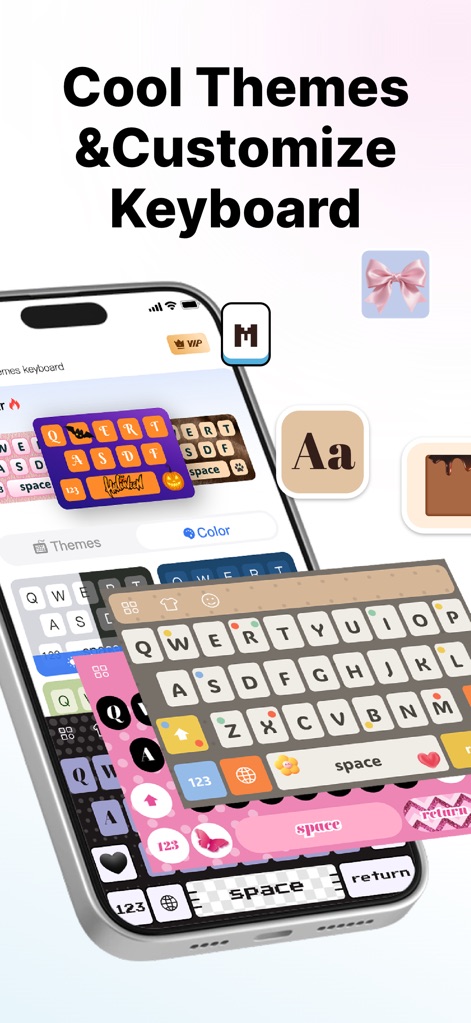 Keyboard Fonts - Font Art - Explore how this tool empowers users to personalize their typing experience with a variety of cool themes and extensive customization for key colors and shapes.