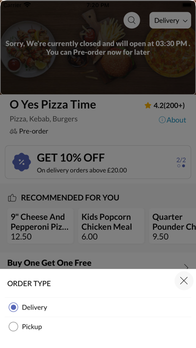 O Yes Pizza Time Screenshot