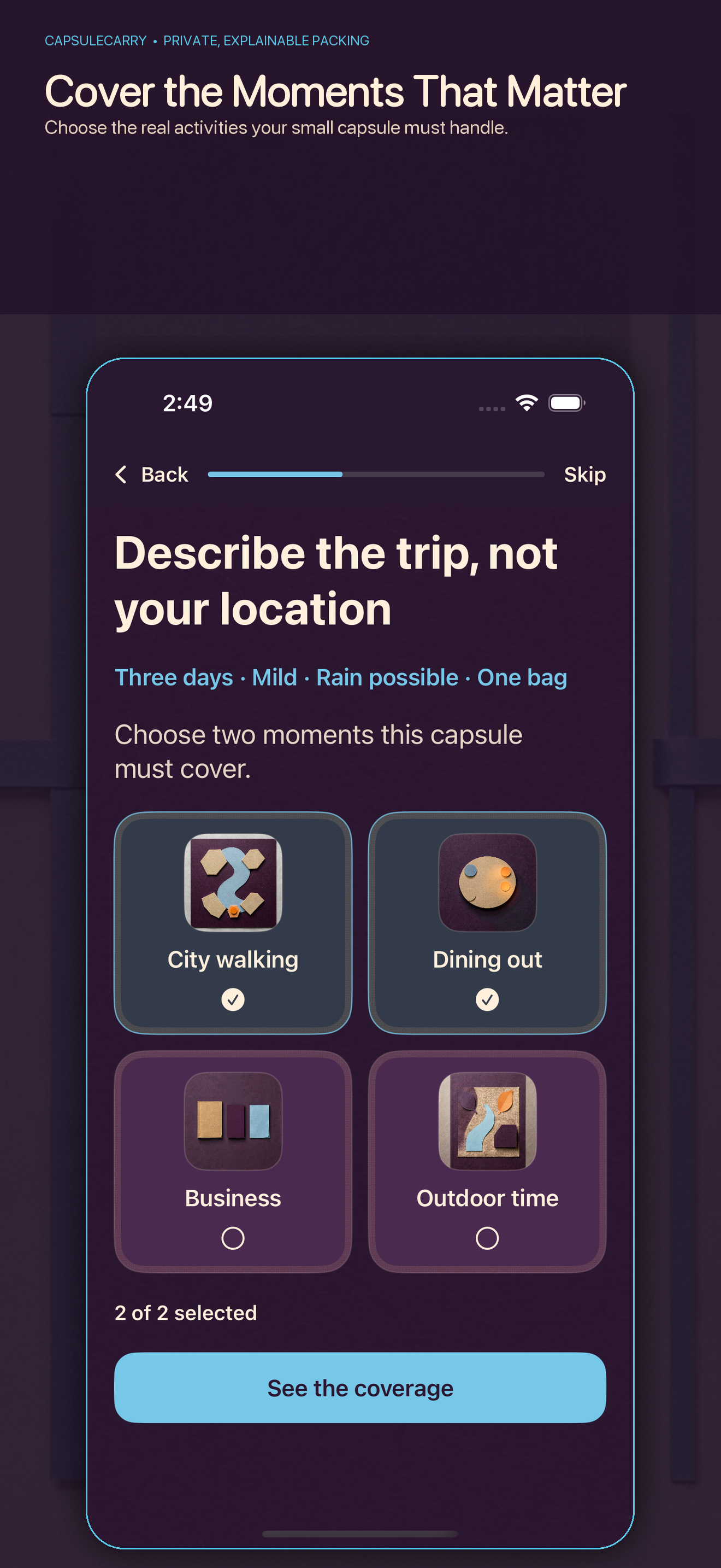 CapsuleCarry: Pack Smarter screenshot 6