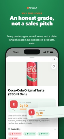 GreenA Food & Ingredient Scan Screenshot 7