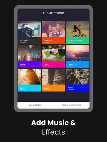 Slideshow Maker & Creator iPad screenshot