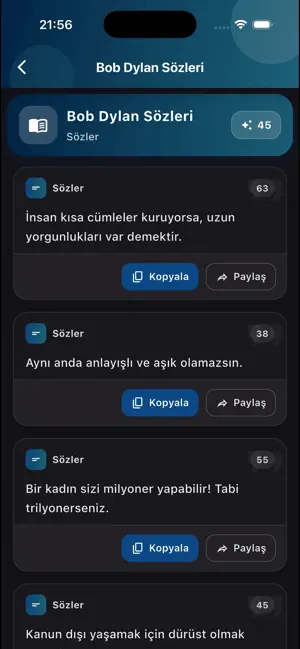 Güzel Sözler - Sözler screenshot 3