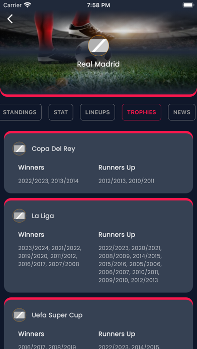 Bingsportz Football Screenshot