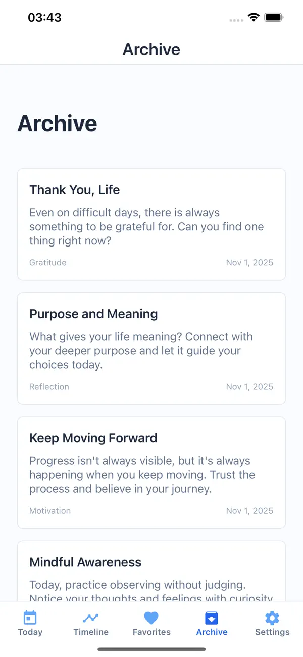 #4. Dielya: Daily Affirmations (iOS) By: Umit UZ