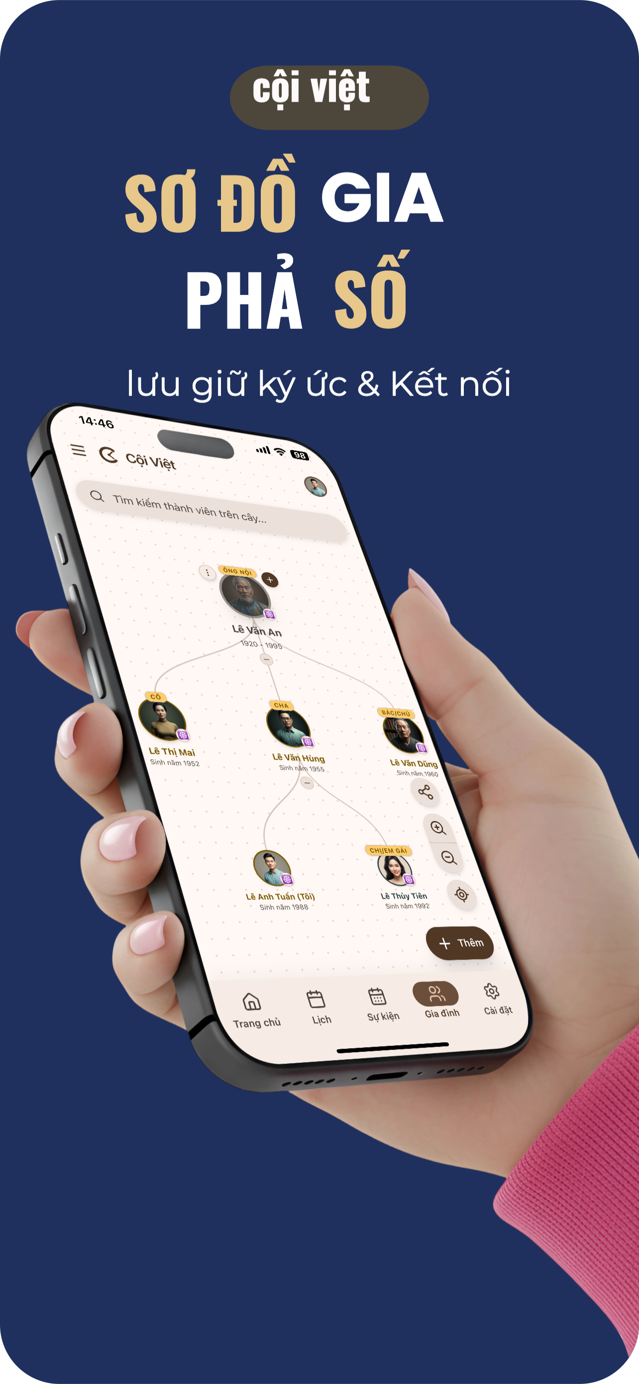 Cội Việt: Gia Phả & Lịch Âm screenshot 4