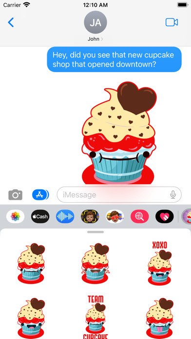 Cupcake Bakery Kawaii Stickers Screenshot