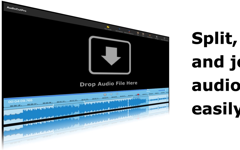 #1. Audio Split Trim Audio Editor (macOS) 由: Alessandro Gimenes Ferri