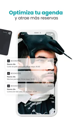 Captura de pantalla de Booksy Biz: For Businesses en iPhone 3