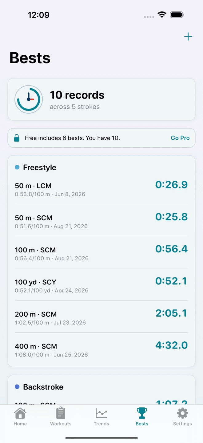 SwimSet screenshot 5