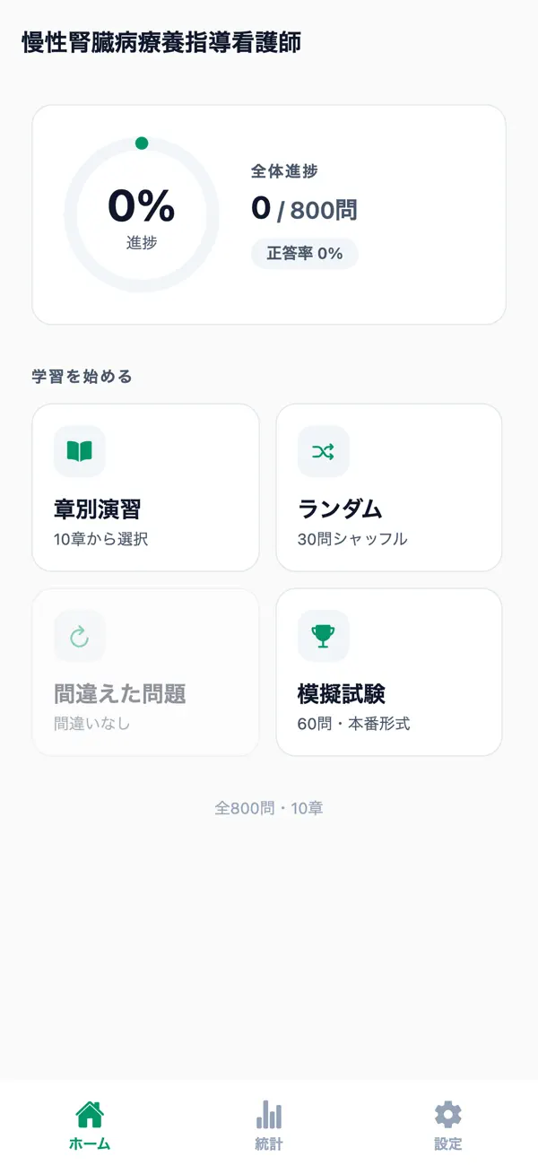 Screenshot #1 pour 慢性腎臓病看護師対策