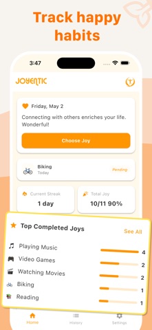 365 Days of  Joy AI: Joyentic iPhone screenshot
