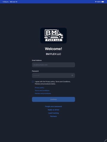 BM FLEX LLC iPad screenshot