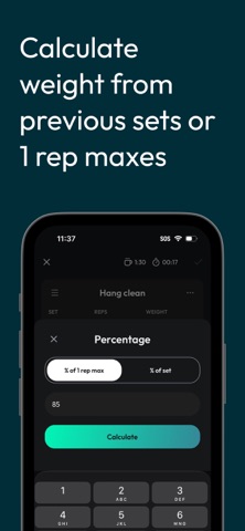 Olly - Gym log & PR tracker Screenshot 4 of 5