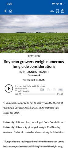 FarmWeek iPhone screenshot