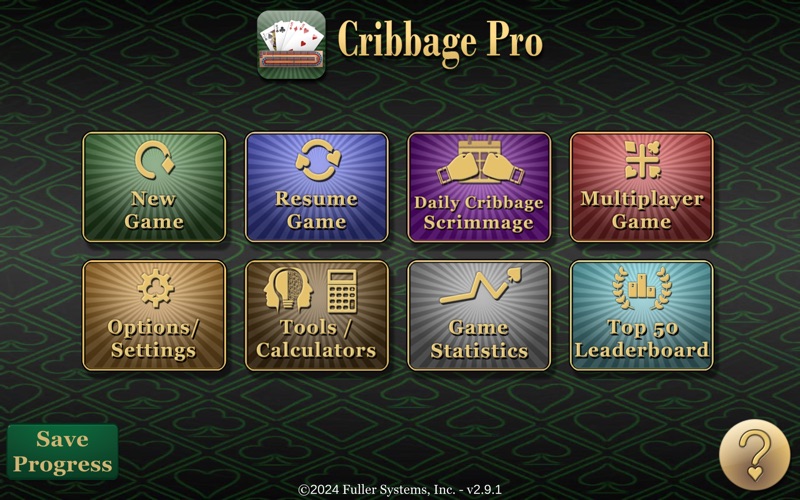 Screenshot #1 pour Cribbage Pro - Card/Board Game
