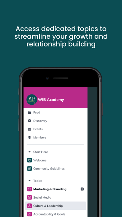 Women In Business Academy iPhone screenshot 3 - Business app